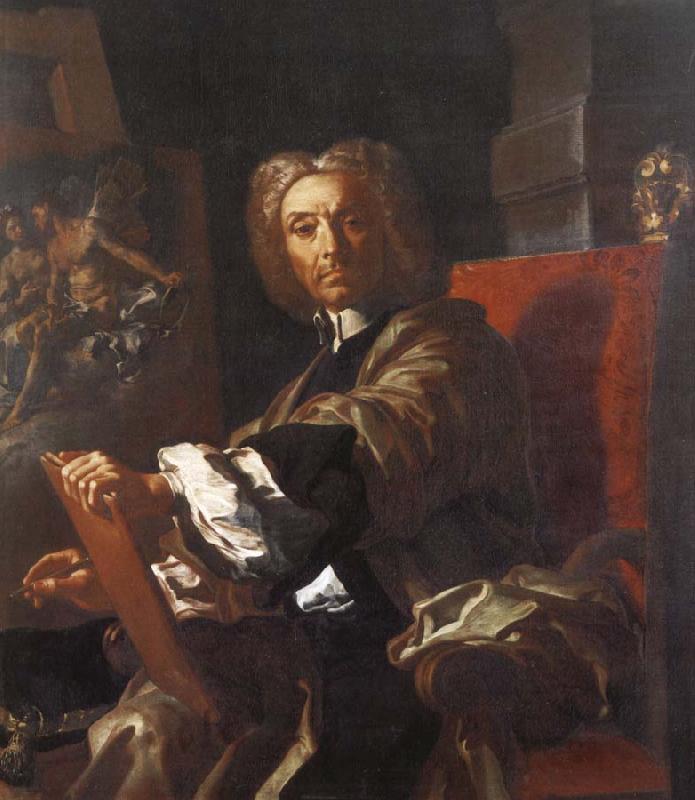 Francesco Solimena Self portrait oil painting image